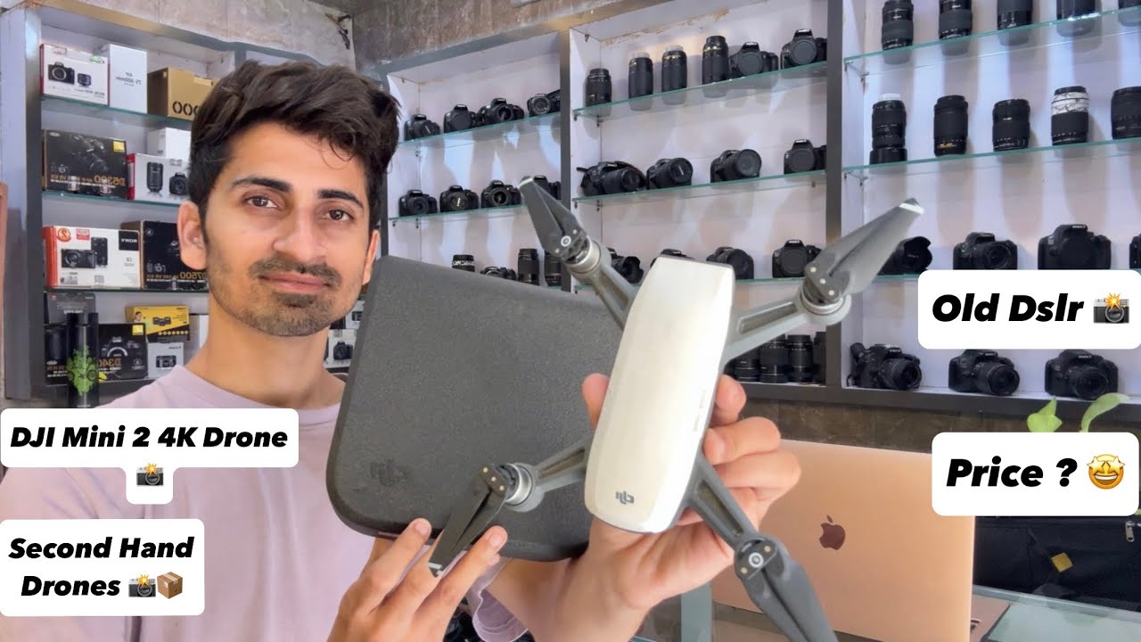 DJI MINI 2 4K Drone 🤩 Itna Sasta ? Second Hand Camera Market | Old Dslr Camera Shop 📸📍