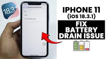 (iOS 18.3.1) Fix Battery Drain Issue in iPhone 11