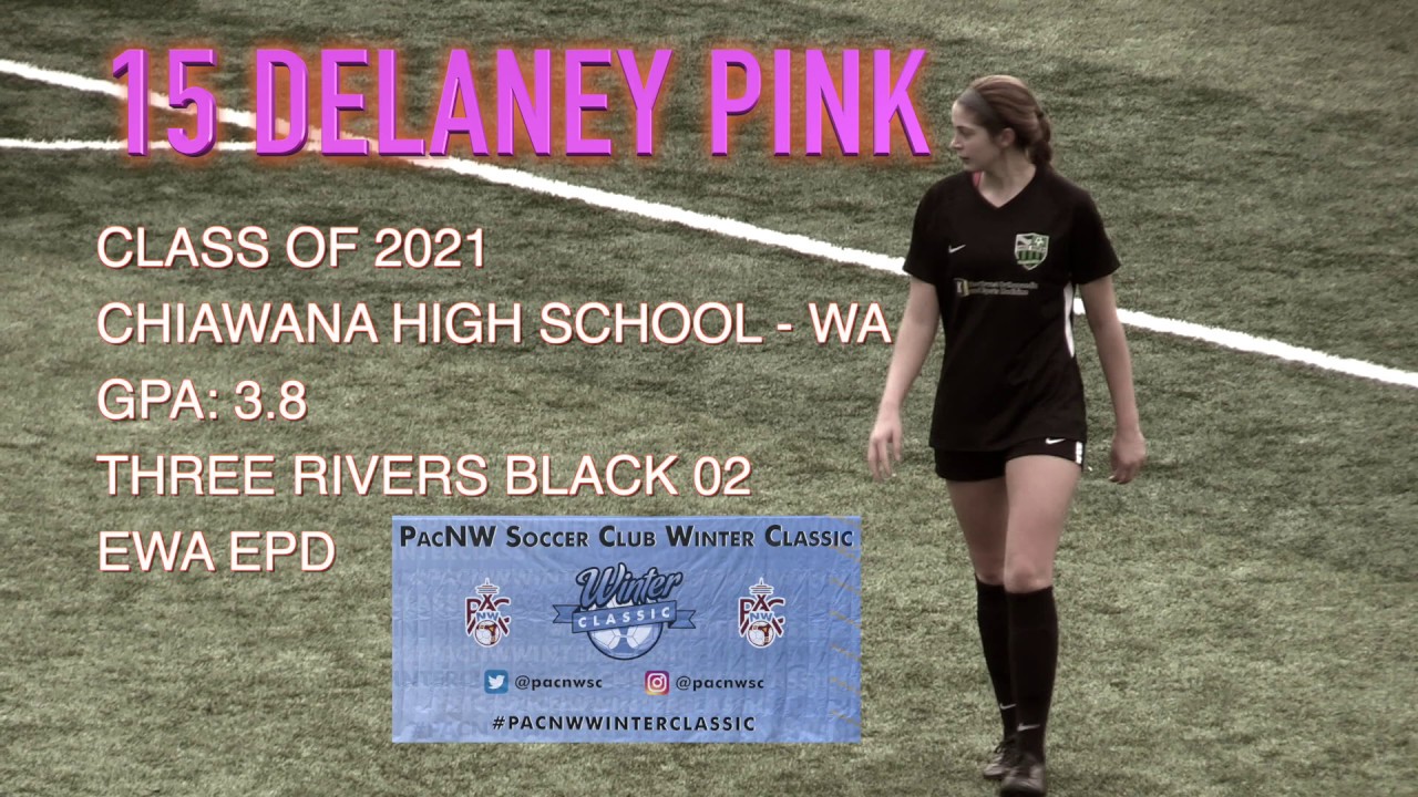 Delaney Pink Soccer Highlights Jan 2019