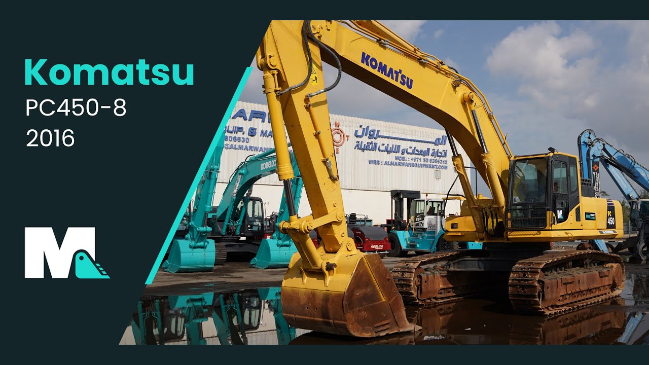 Komatsu PC450-8 Crawler Excavator | 2016