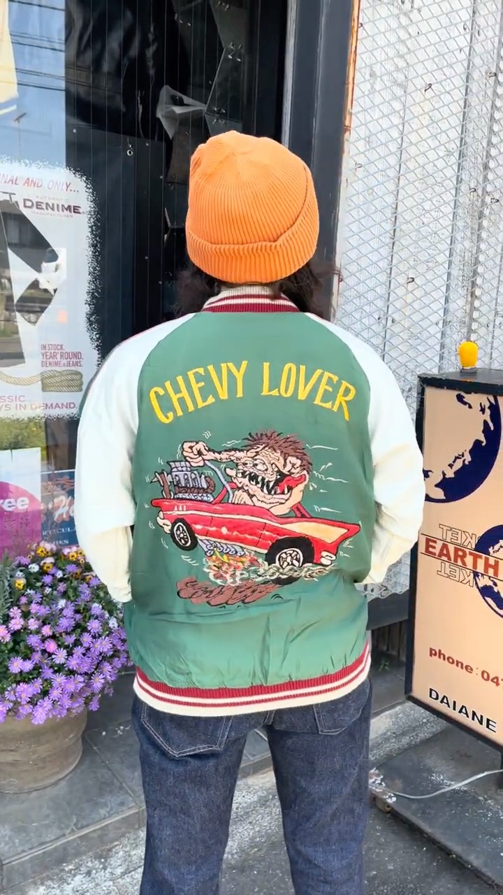 アメリカンなホッドロッドスタイルのスカジャン🇺🇸💥】テーラー東洋