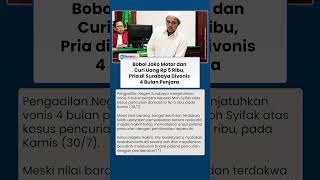 Bobol Joko Motor dan Curi Uang Rp 5 Ribu, Pria di Surabaya Divonis 4 Bulan Penjara
