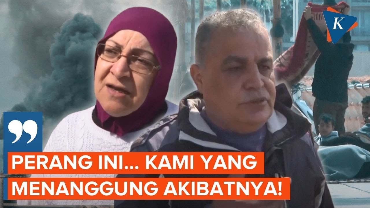 Ratusan Warga Beirut Mengungsi dan Menghabiskan Malam di Alun-Alun Kota