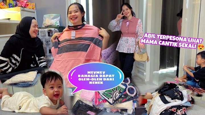UNBOXING OLEH-OLEH DARI SULAWESI DARI MAMA UNTUK PARA CUCUNYA, KAKA TIDAK SABAR LIHAT PAKAIAN NYA
