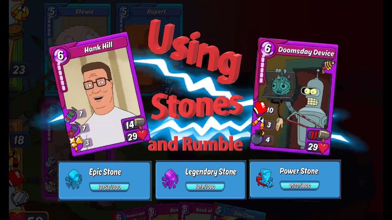 Animation Throwdown using Stones and my rumble