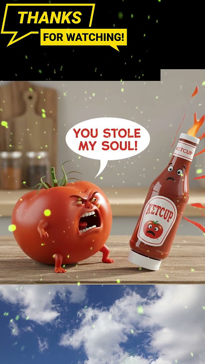 Tomato Meets Ketchup for the First Time 😱 | Funny Plant Animation 🍅🤣