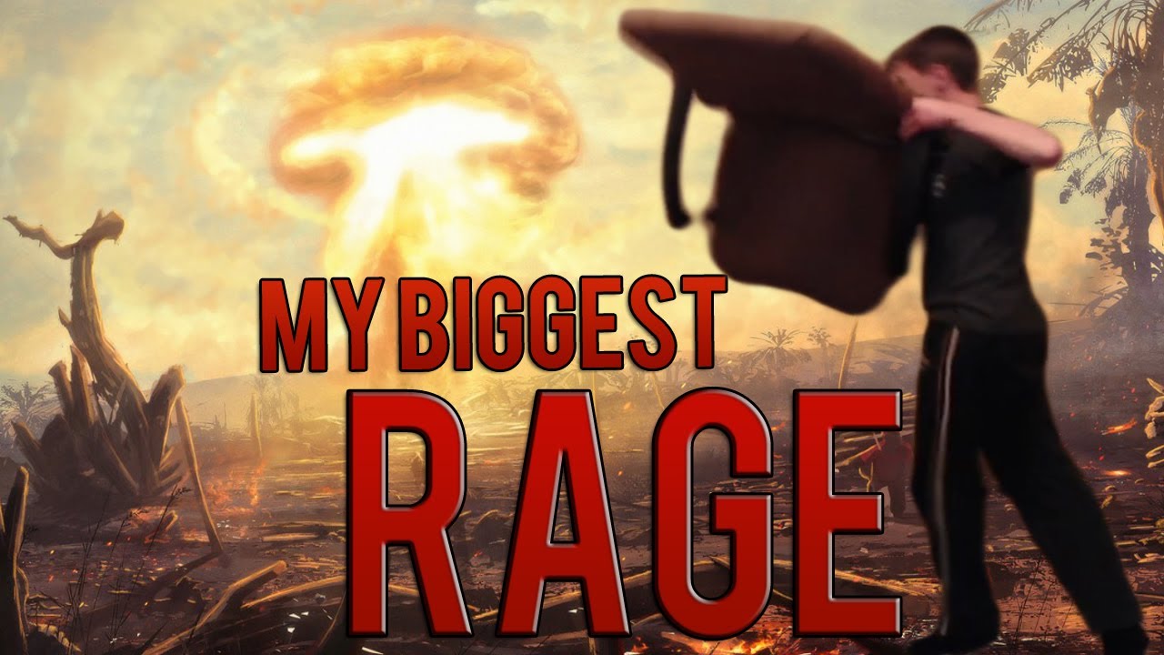 My Biggest RAGE Ever FACECAM - I broke the Titanium Keyboard - YouTube