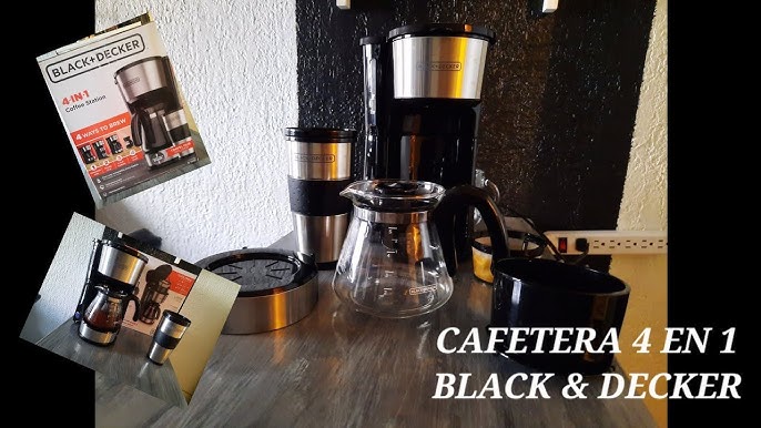 Cafetera 4 EN 1 Black+Decker