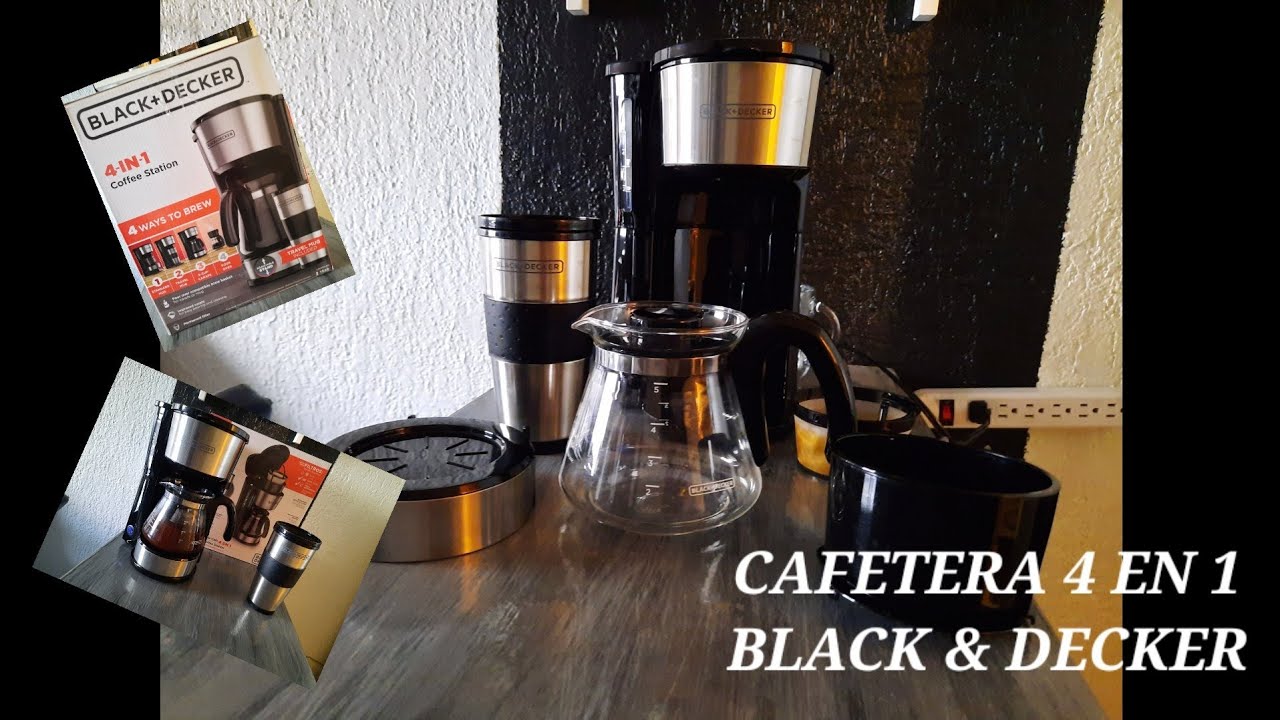 Cafetera Black & Decker 4 en 1 