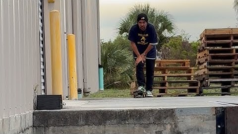Kick flip off loading dock age 42 💯❤️🛹