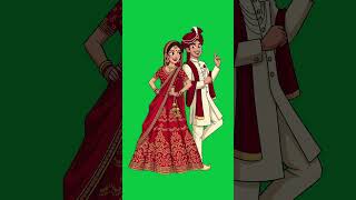 That wedding eye contact | Free Green Screen Happy Couple | Wedding E-Invite #weddinginviteinspire