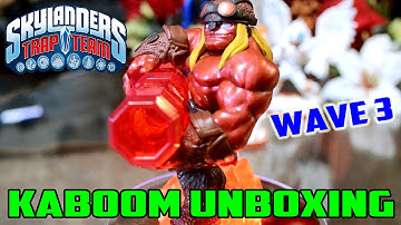 Skylanders Trap Team : Wave 3 - Ka-Boom Unboxing (The Man With The Cannon Has Tricks)