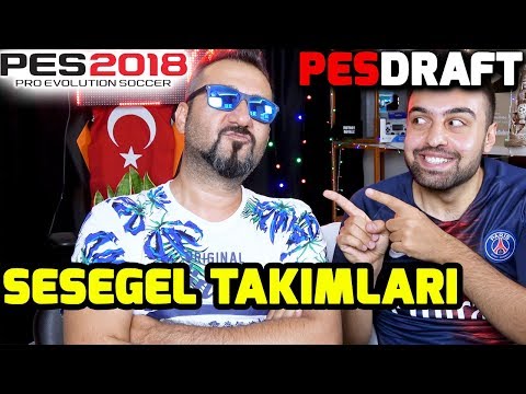 SESEGEL HARFLERİNDEN TAKIM SEÇME CHALLENGE! | PES 2018 PESDRAFT