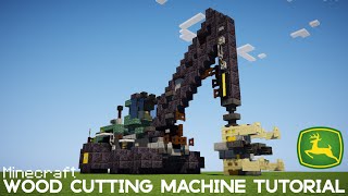 Minecraft John Deere Wood Cutting Machine Tutorial