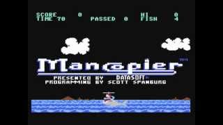 Commodore 64: 'Mancopter' game ending by Datasoft