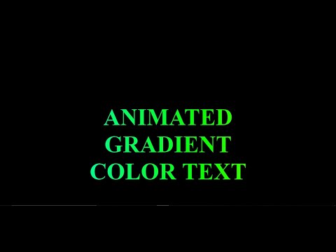 Animated gradient color text  Web design tutorial||Coding Room||
