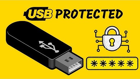 How to Password Protect your USB Flash Drives