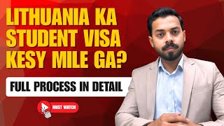 Study in Lithuania 2026 🇱🇹 Full Admission Guide till Visa | Cheapest Options for Pakistans Students