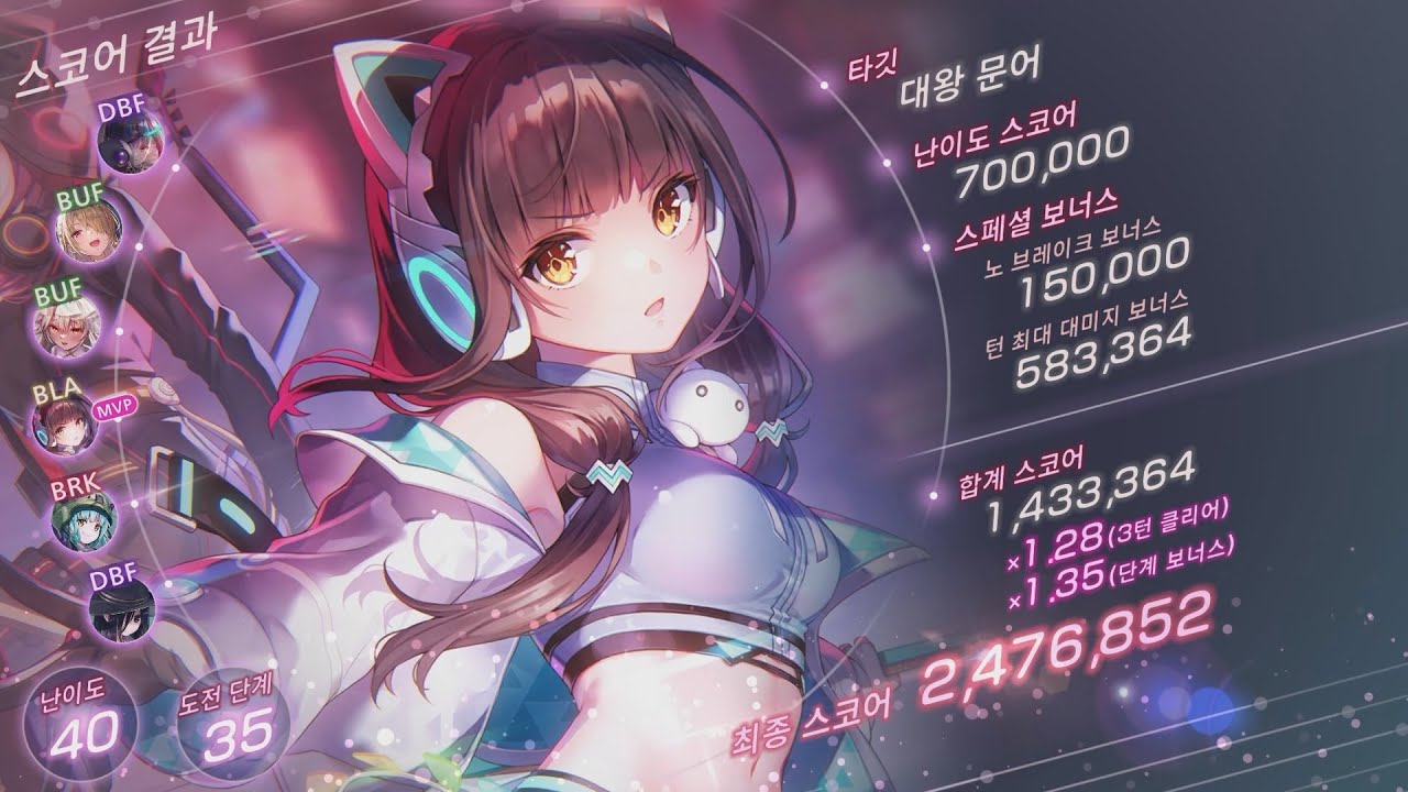 【ヘブバン】スコアアタック#79 かれカレ1凸 称号バッジ240万自由枠2