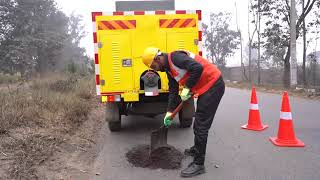Pothole repair machine