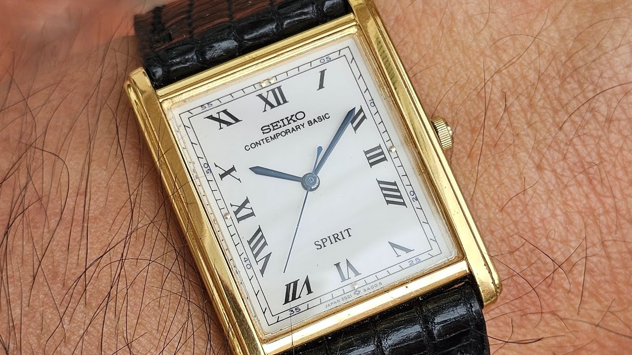 Vintage seiko tank SPRIT 1994年製 复古腕表Seiko - Tank“Dual Time 