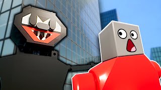 Lego Cartoon Cat Survival - Brick Rigs Multiplayer Gameplay