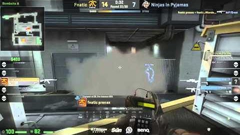 #Gfinity   Fnatic vs NiP   pronax 1v3 unbelievable !!!!!