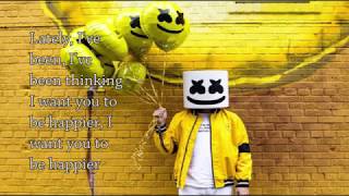 Marshmello Feat Bastille - Happier Lyrics