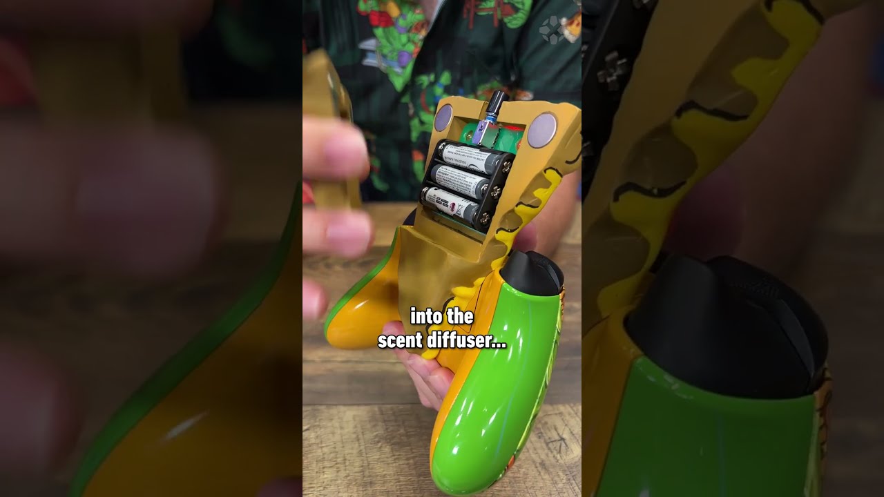 How The TMNT Controller Smells Like Pizza Tmnt Xbox Gaming Tech Shorts