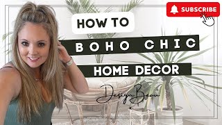Boho Style Interior Home Decor