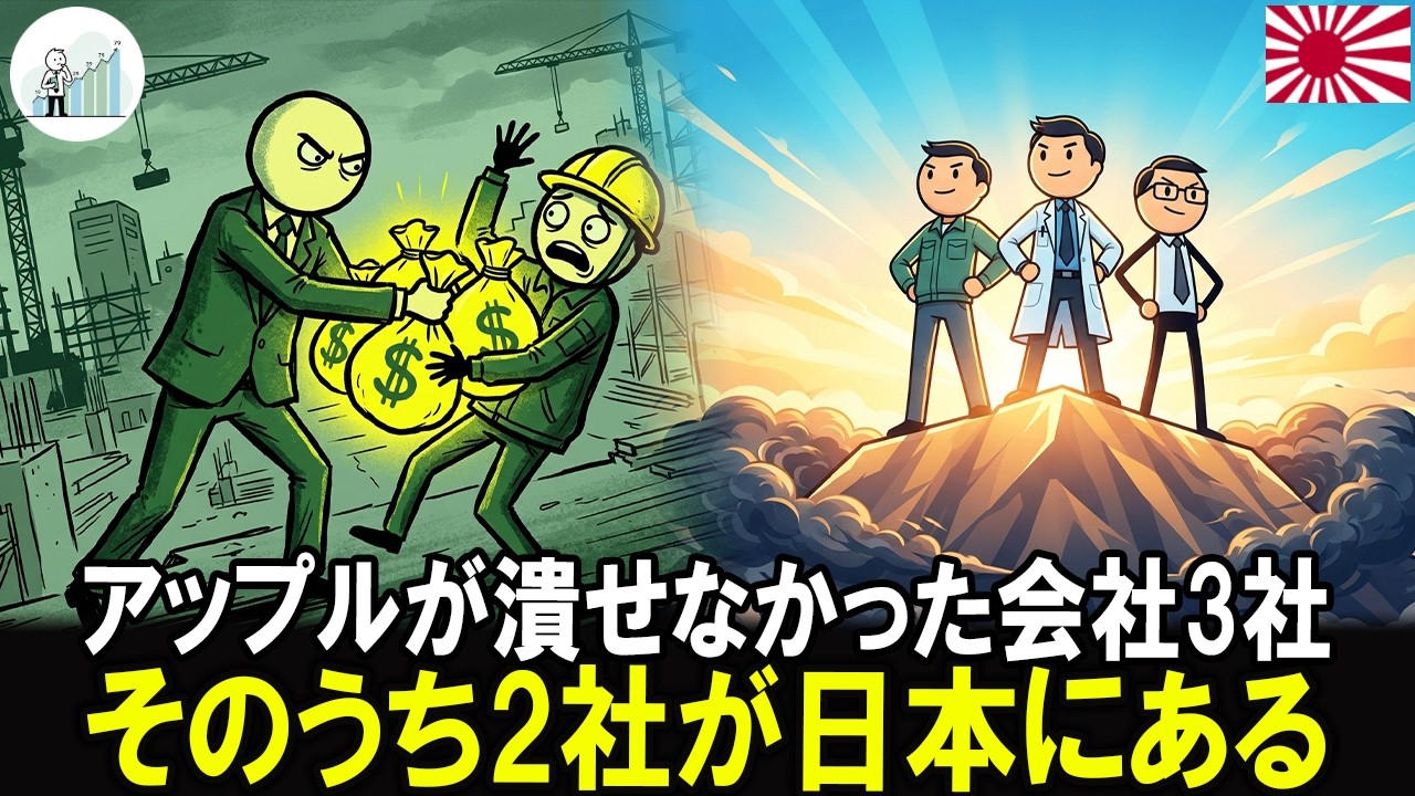 アップルが潰そうとしたが失敗した会社はたった3社…そのうち2社が日本にある戦慄の理由