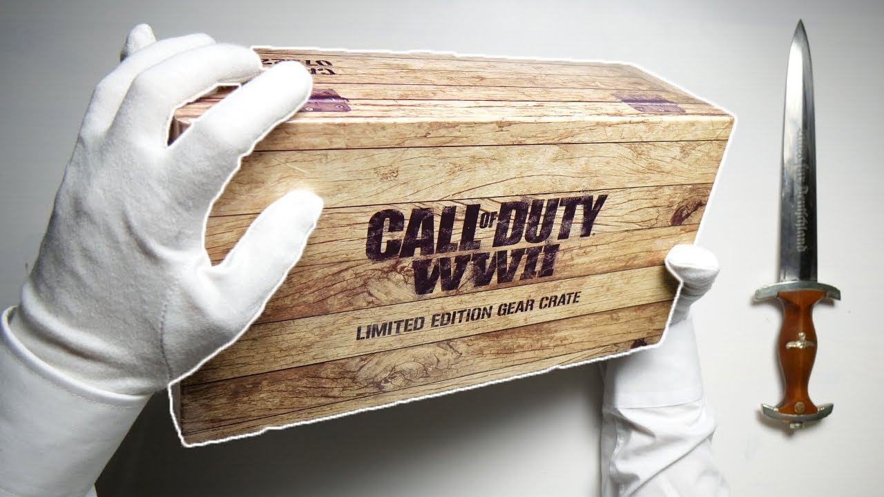 WWII LIMITED BOX UNBOXING! Call of Duty WW2 Gear Loot Crate Resistance DLC Gameplay