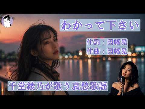 わかって下さい（因幡晃）【千堂綾乃が歌う哀愁歌謡】#SUNO AI