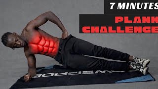 7 minute plank workout at home (no equipment)