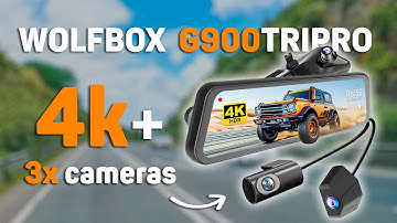 De BESTE Mirror Dash Cam? | Wolfbox G900 TriPro Cabin & Bumper Cam Review