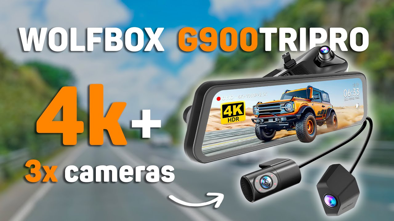 Testing the Wolfbox G900 TriPro: Cabin + Bumper + Dash Cam! - YouTube