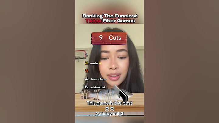 Ranking the Funniest TikTok Filter Games