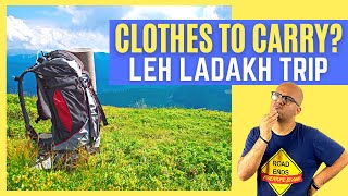 What clothes to carry on Leh Ladakh Trip 2024, Ladakh Trip Packing List, Packing Clothes for Ladakh