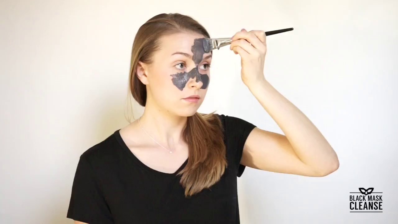 Charcoal Blackhead Removal Mask Tutorial by Black Mask Cleanse YouTube
