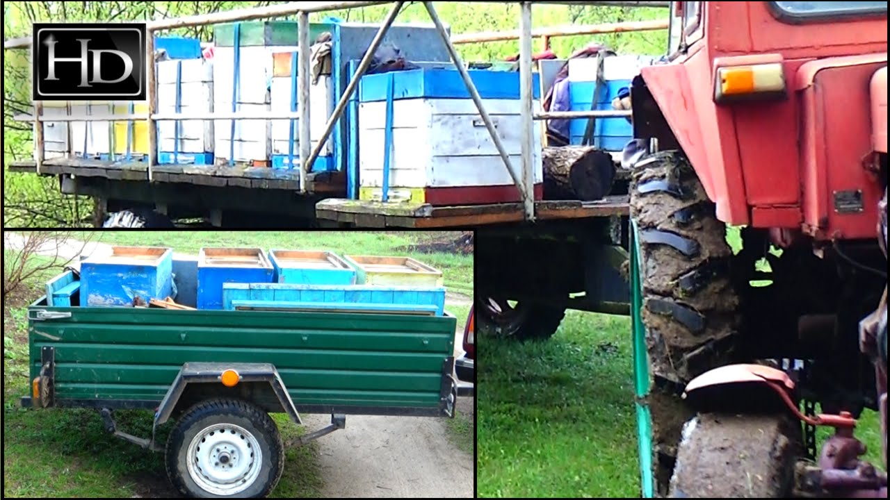 Подготовка МЕСТА на АКАЦИЮ ☆ Перевозка ульев ВАЗ-2104 и Т-25А