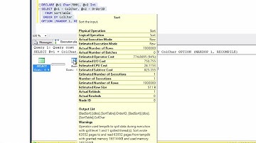 Mastering the Basics of SQL Server Query Optimization - The No Good Sort Operator