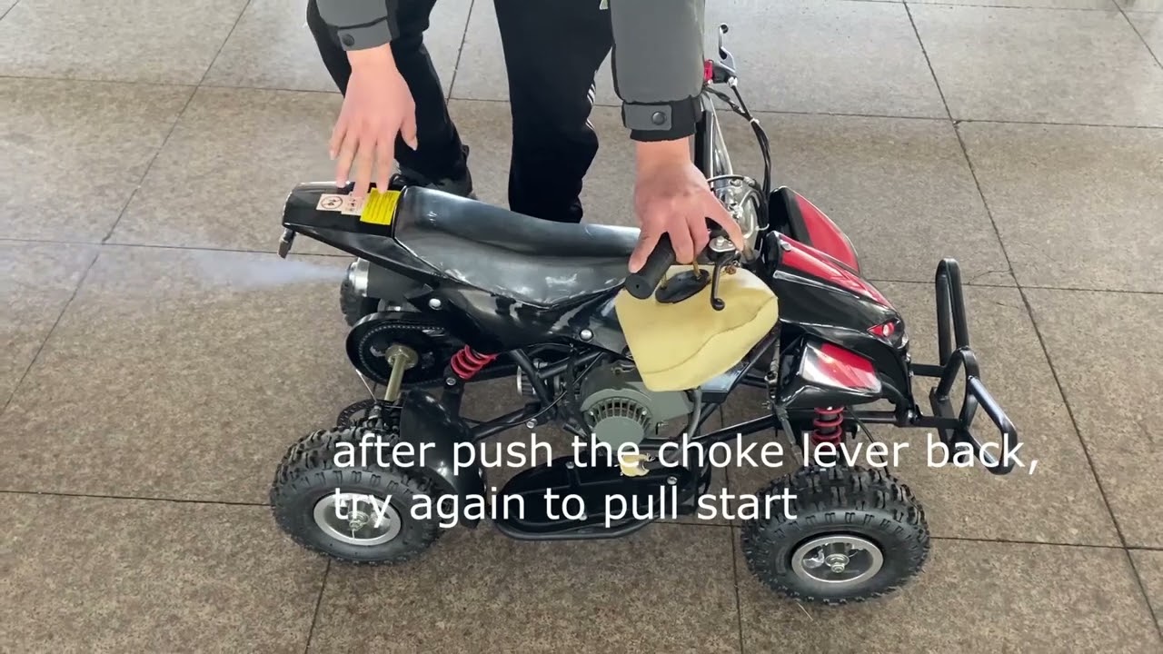 LMATV-049B-S  How to start the engine in cold state?