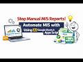 How to Manage Manual MIS Reports! Automate MIS with Google Sheets & Apps Script