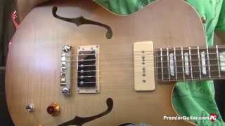 Video thumbnail of "Musikmesse '14 - Fibenare Guitars Basic Jazz Rahan Hollowbody Demo"