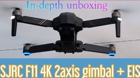 SJRC F11 4K PRO. Quality In-depth Unboxing & App Setup