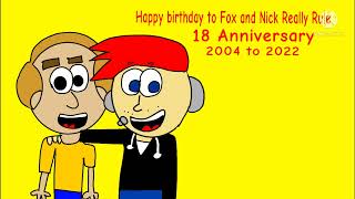 happy birthday to Fox and they really rules