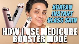 How I Use My Korean medicube Booster Pro X2 Skincare Device For GLOWING Skin! | Nina Ubhi