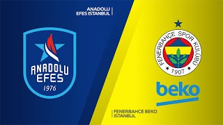 Anadolu Efes Istanbul - Fenerbahce Beko Istanbul  Highlights | EuroLeague, RS Round 2
