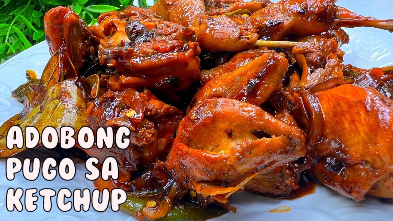 ADOBONG PUGO SA KETCHUP QUAIL ADOBO WITH BANANA KETCHUP..SO