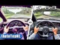 Mercedes S63 AMG vs Porsche Panamera Turbo S 0-300km/h ACCELERATION & TOP SPEED POV by AutoTopNL